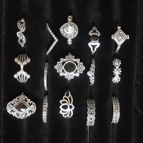 15 Piece Stacking Ring Set - Picture 1 of 4